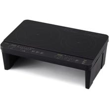 レンタル] アイリスオーヤマ 2口 IH クッキングヒーター ブラック IHK