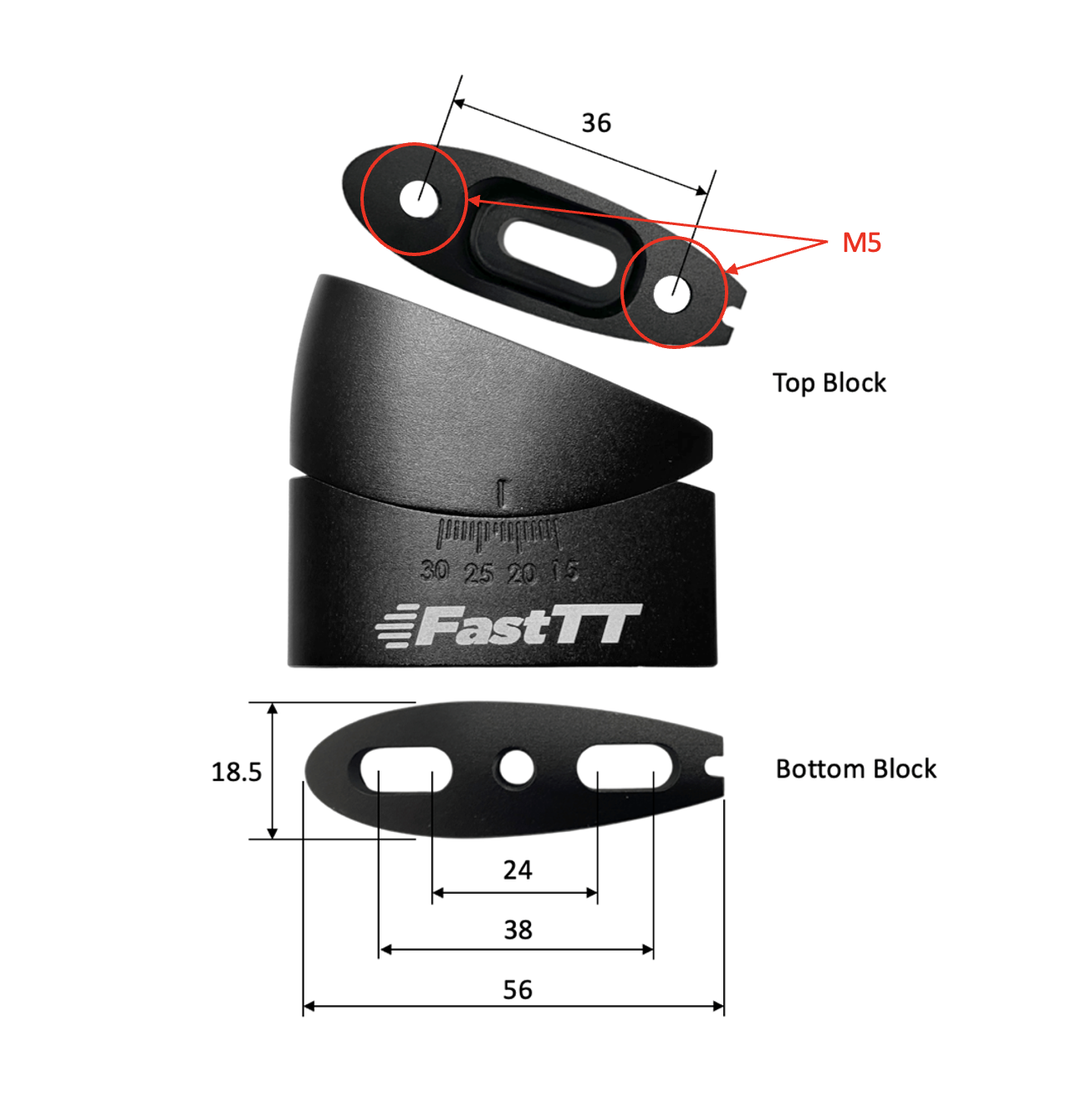 Aero Bar Adapter Kit For Cervelo S5 | Upgrade Your S5 | Tri | TT