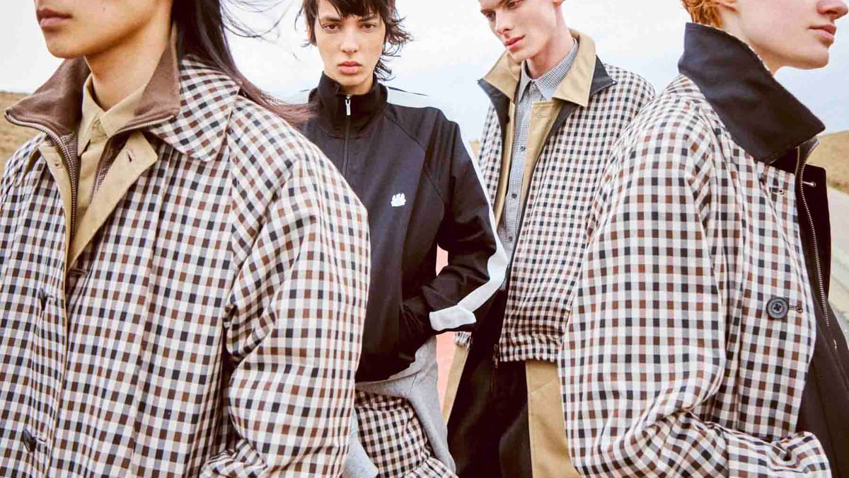 Aquascutum オフホワイト サイズ38 ライナー欠品 着丈リフォーム済み