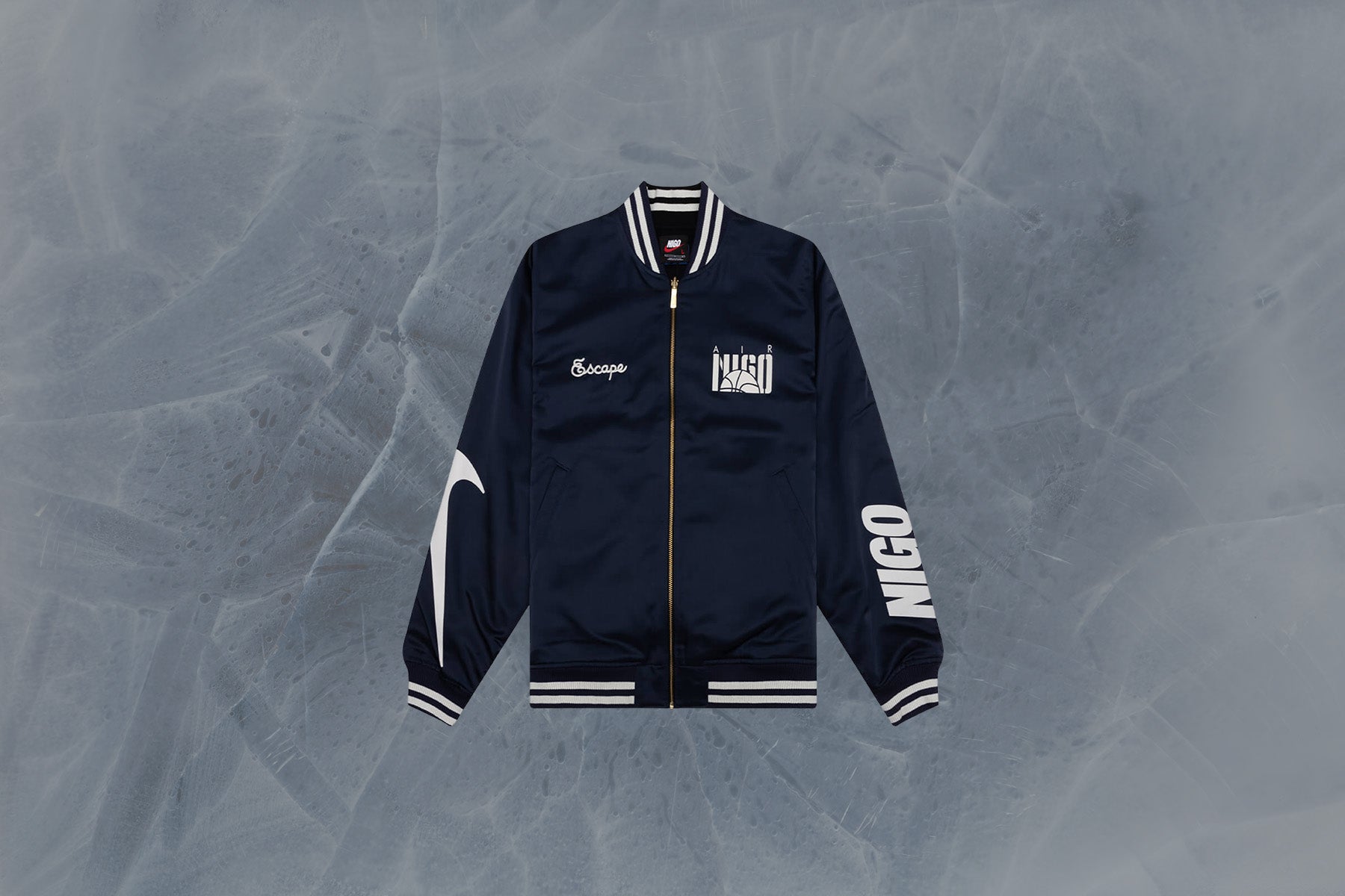 Nike x NIGO Coach Jacket - Midnight Navy/Black – Feature