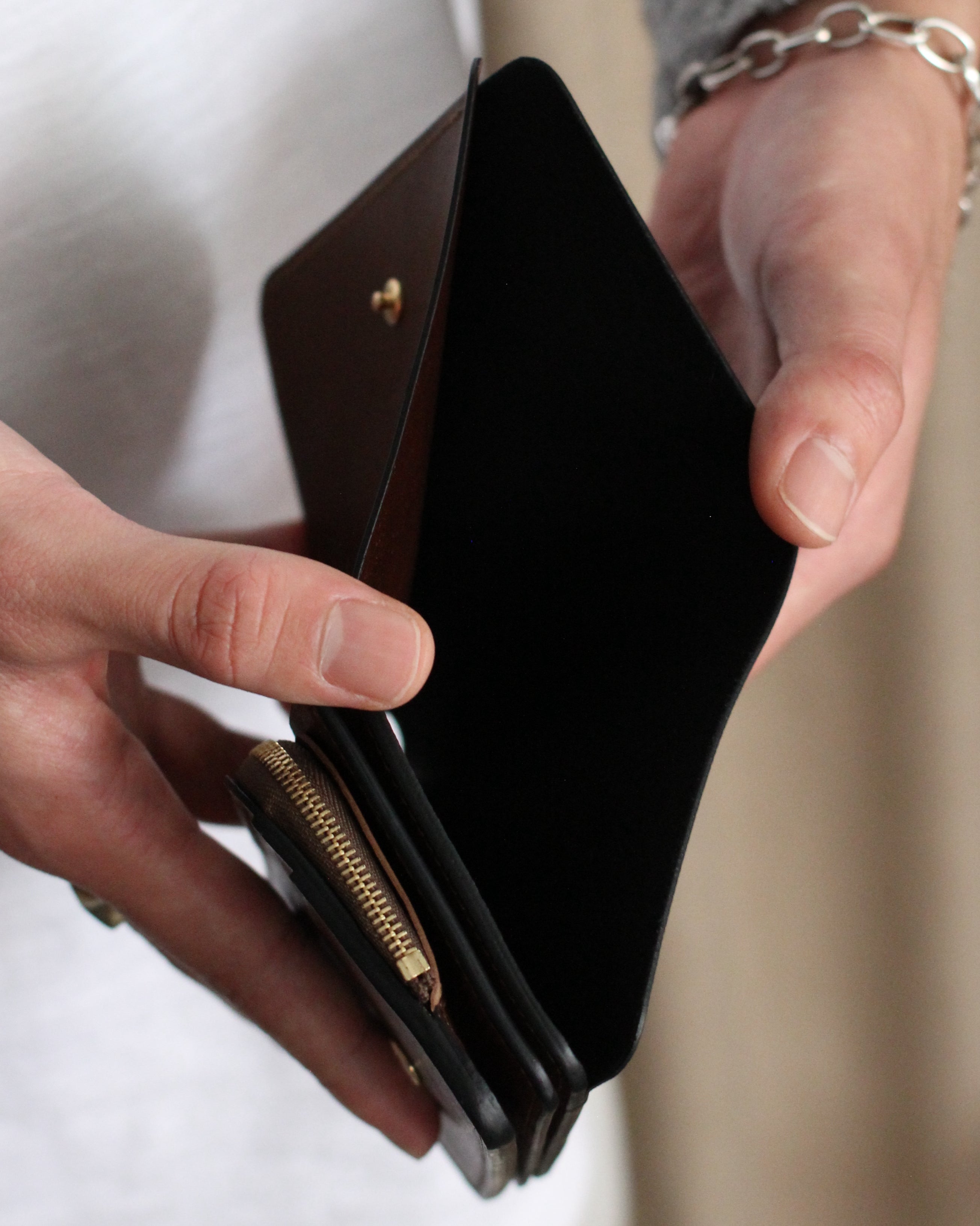 forme/Short wallet Serpentine×DOUBLE 