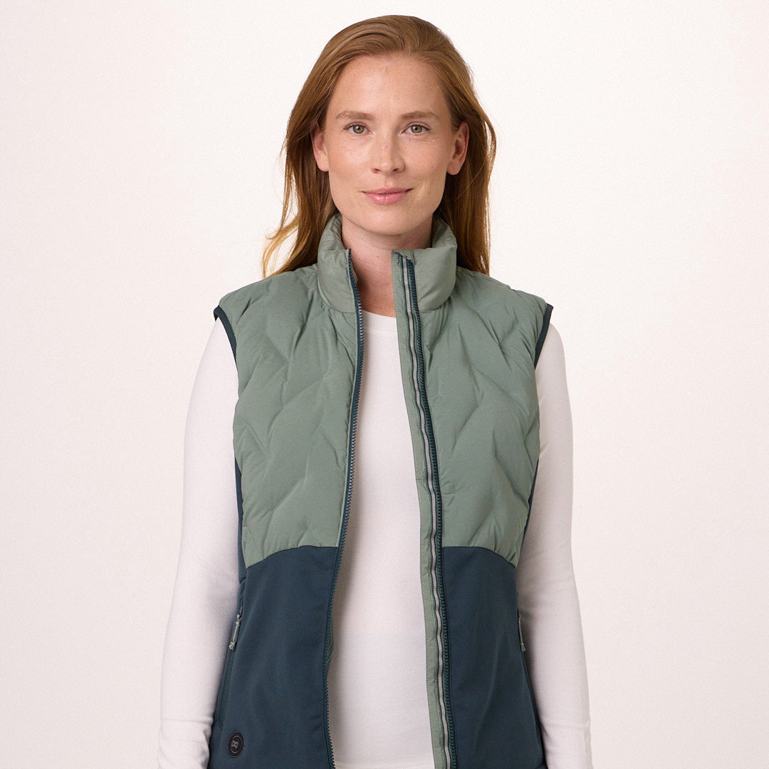 Aria Hybrid Vest Women's - Sage/Olive – Fieldsheer
