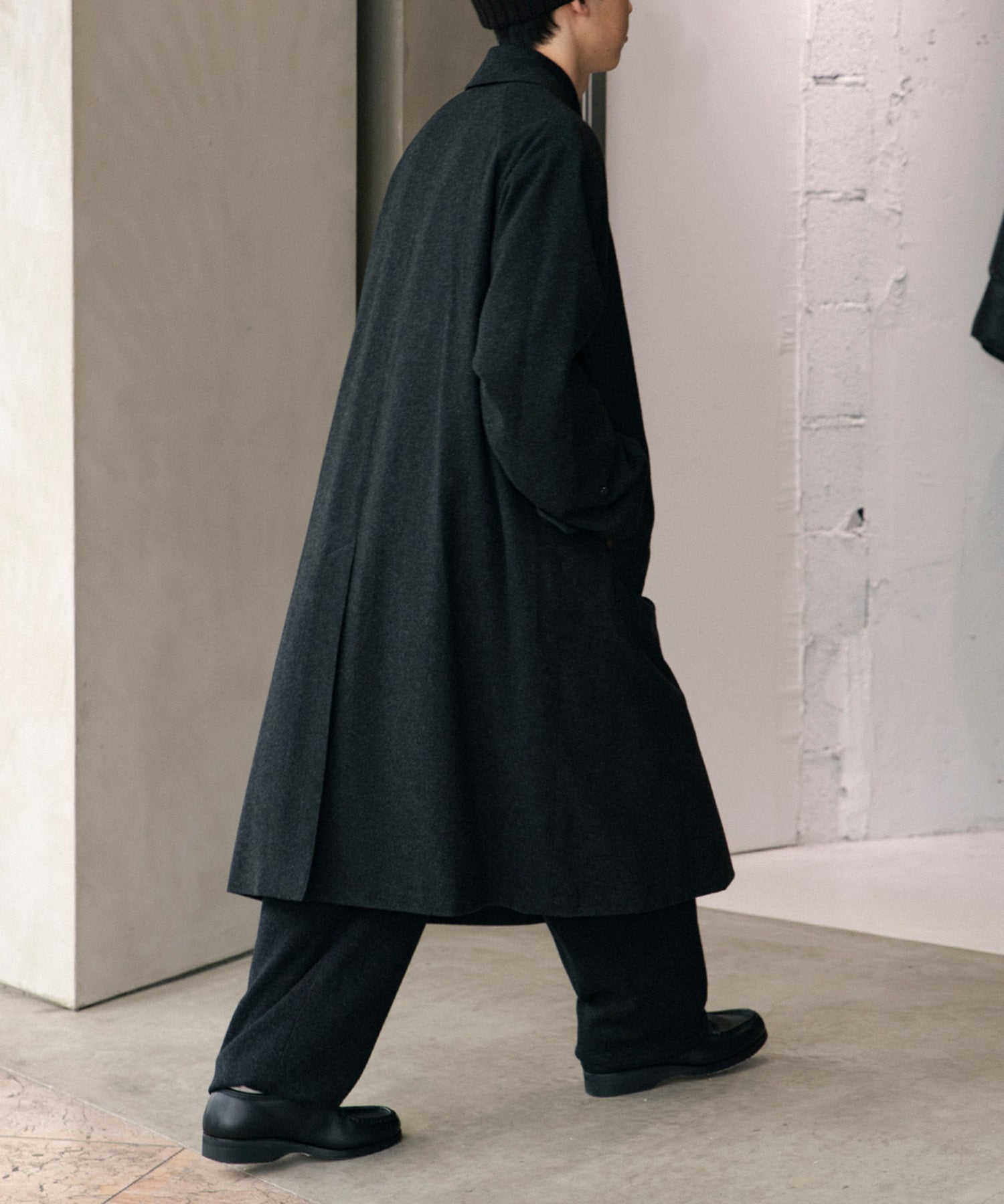 カシミヤ バルカラーコート - COMOLI (コモリ) - outer (アウター