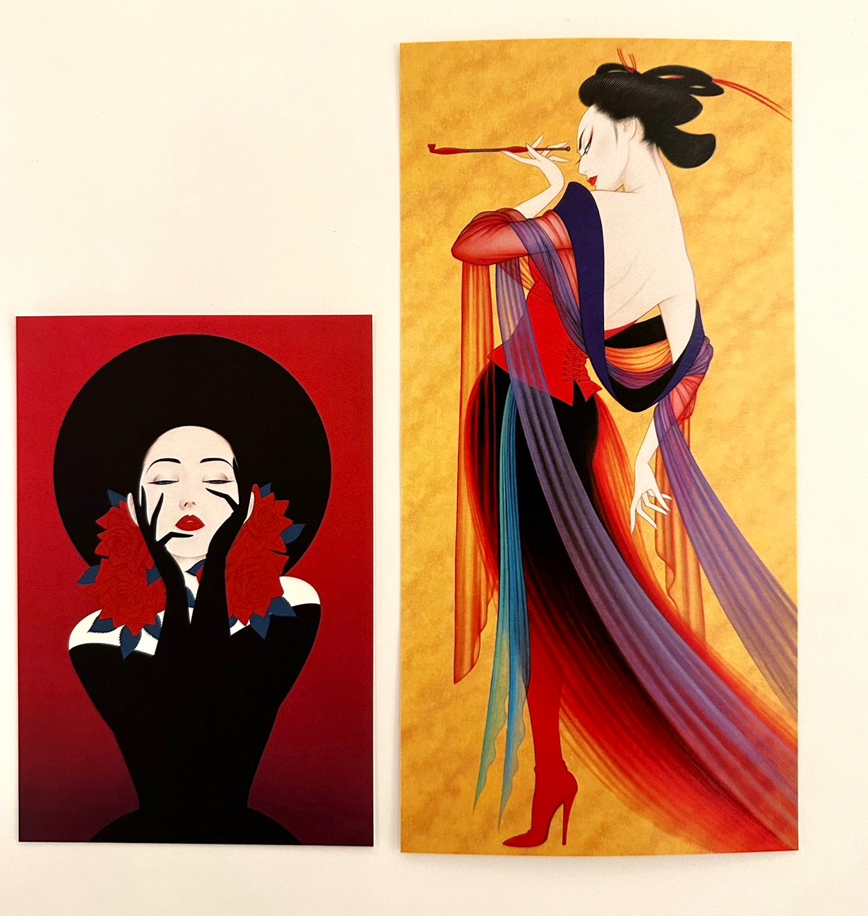 鶴田一郎 ブルーノクターン額装 アラジンアート TRY-X ノエビア 鶴田