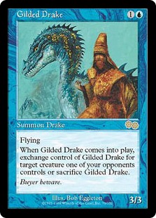 金粉のドレイク/Gilded Drake》[USG] 青R | 日本最大級 MTG通販サイト