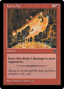 溶岩の斧/Lava Axe》[M15] 赤C | 日本最大級 MTG通販サイト「晴れる屋」