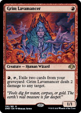 渋面の溶岩使い/Grim Lavamancer》[M12] 赤R | 日本最大級 MTG通販