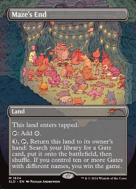 Foil】《迷路の終わり/Maze's End》(プレリリース)[DGM-P] 土地 | 日本