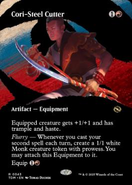 Foil】(103)《コーリ鋼の短刀/Cori-Steel Cutter》[TDM] 赤R | 日本
