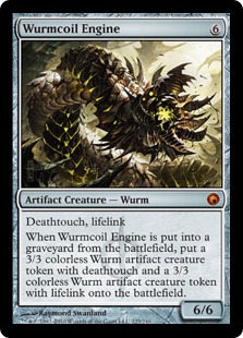 ワームとぐろエンジン/Wurmcoil Engine》[C14] 茶R | 日本最大級 MTG