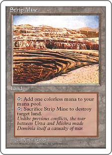 露天鉱床/Strip Mine》[4ED] 土地U | 日本最大級 MTG通販サイト