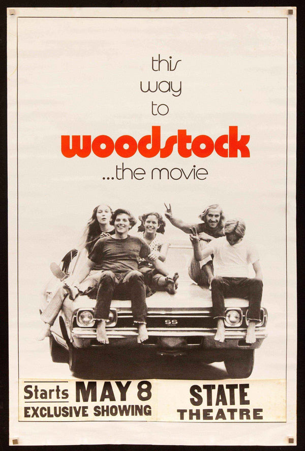 Woodstock Movie Poster 1970 1 Sheet (27x41)