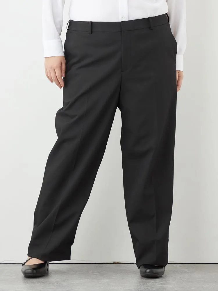 黒無地ストレートパンツ | フォーエル公式通販