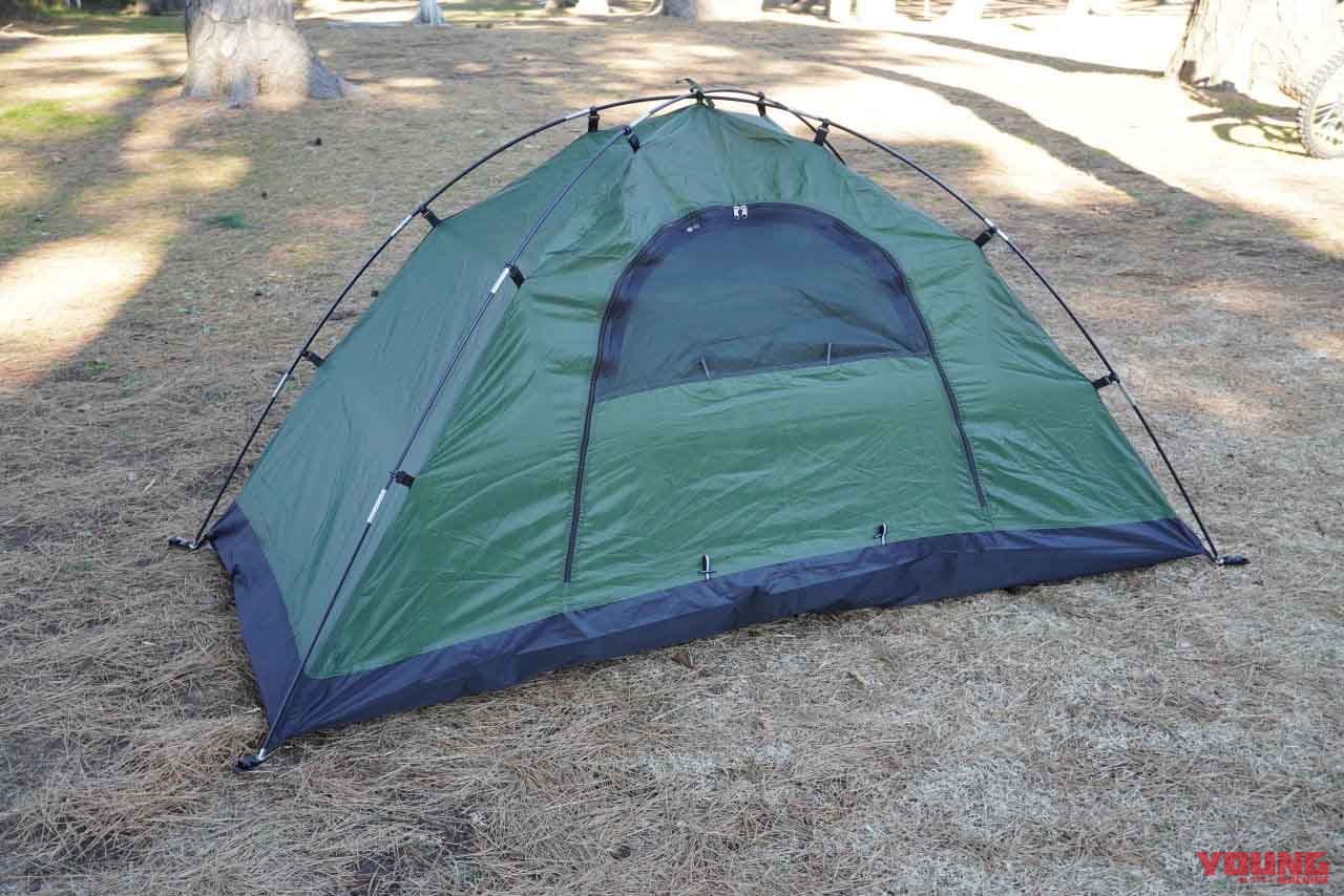 1.5℃、寝れんのか!】ワークマンのテント（4900円）でソロキャンプして