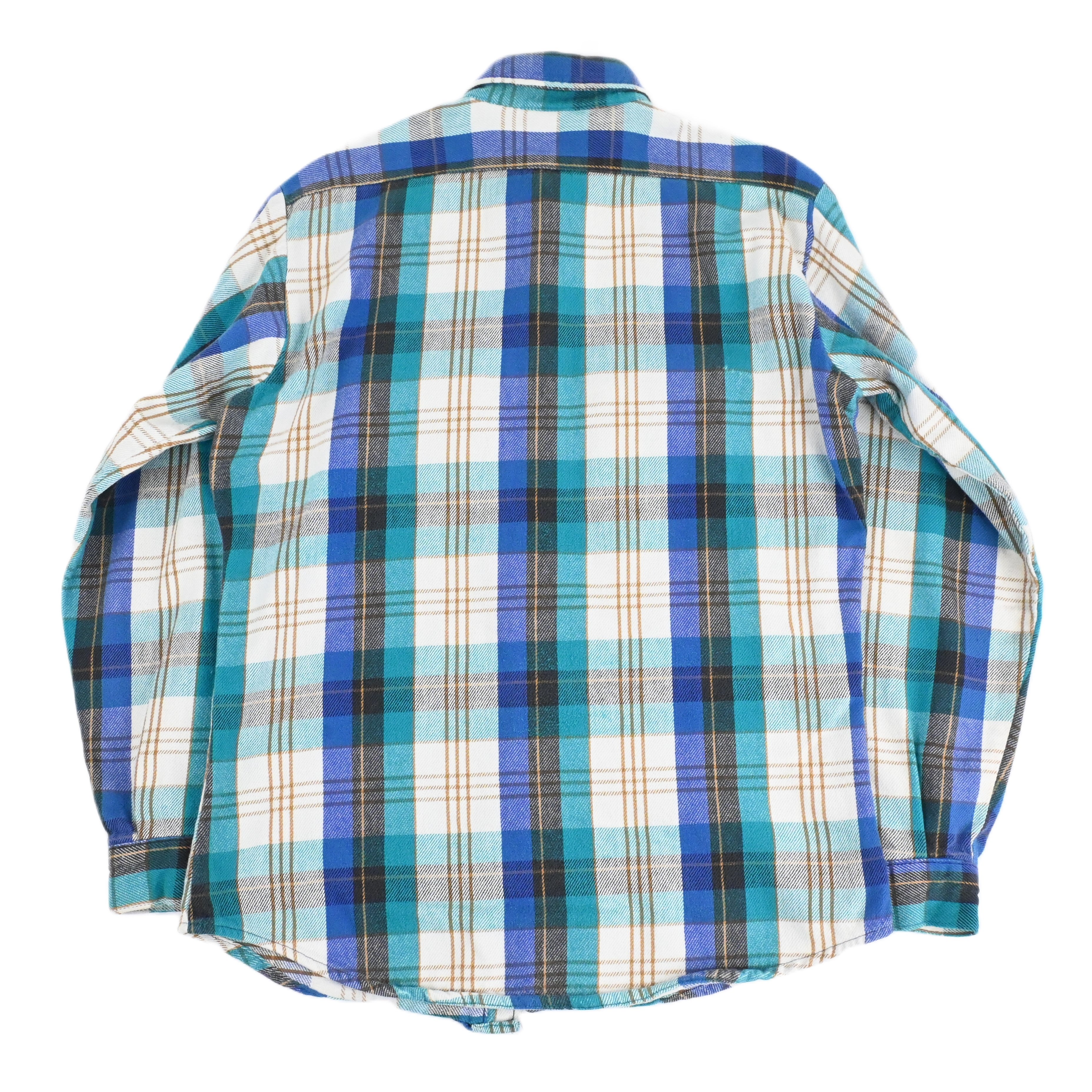 80's FIVE BROTHER FLANNEL L/S SHIRT SIZE L-TALL