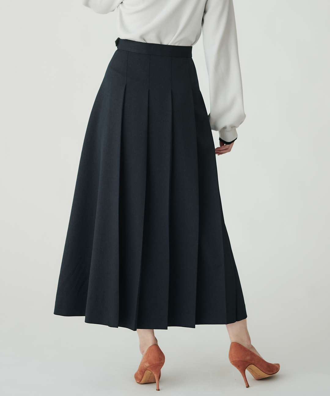 アシンメトリータックスカート – FACE SANS FARD