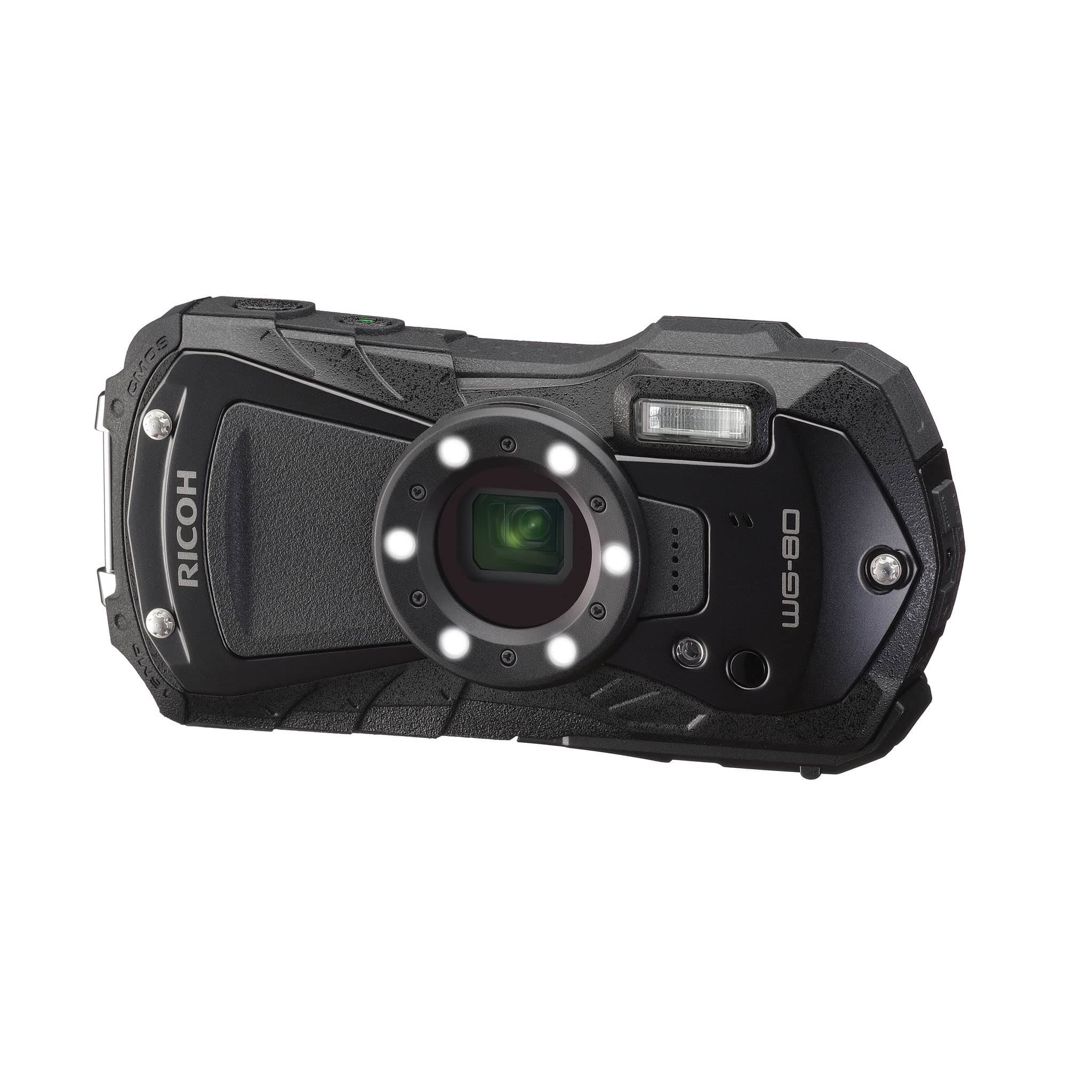 Ricoh WG-80 Aparat Foto Compact Subacvatic 16MP Negru-F64.ro - F64.ro