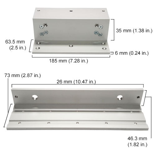 Indoor Magnetic Door Lock with 1200 lbs (545 kg) of Holding Force VIS-