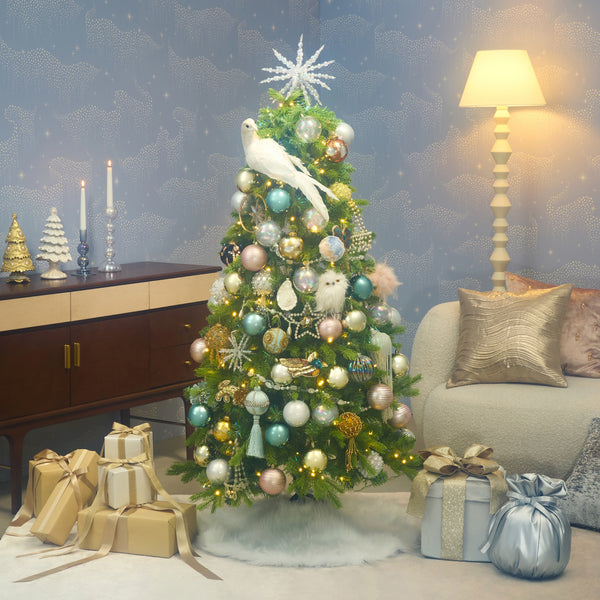 LED190球付き クリスマスツリー 150cm イエローグリーン | Francfranc