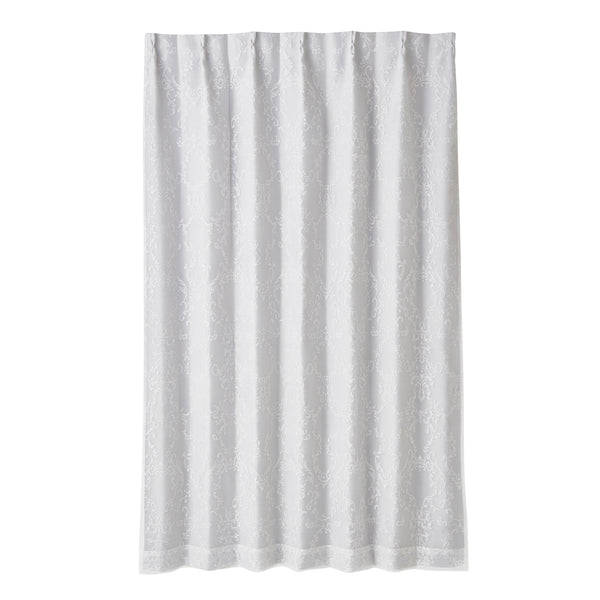 ブリス×ルシーラ ダブルカーテン H2000×W1000 ホワイト×ライトグレー