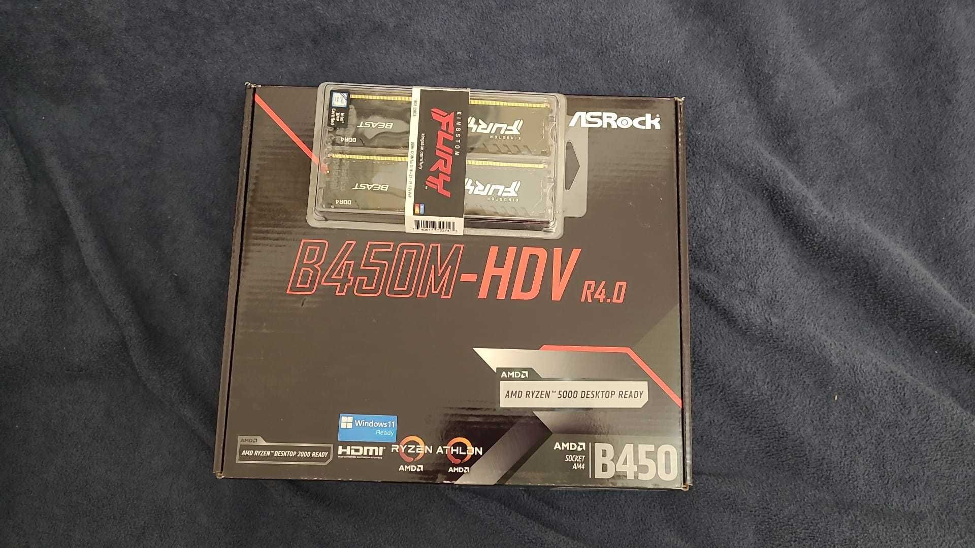 Kit Gaming - AMD ryzen 5 3600 + ASRock B450 + 16 GB RAM 3200 - Nou