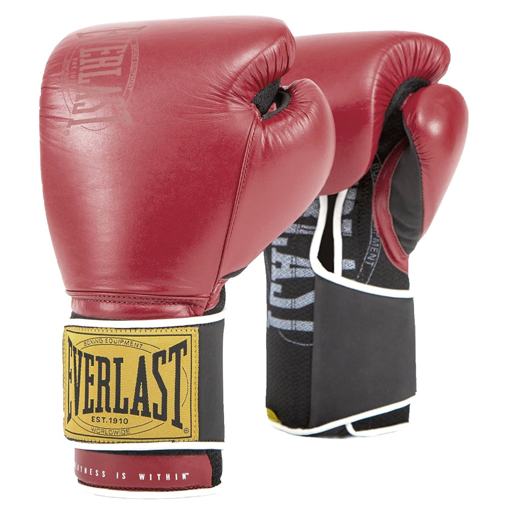 Everlast 1910 Classic Leather Training Boxing Gloves - Frank's