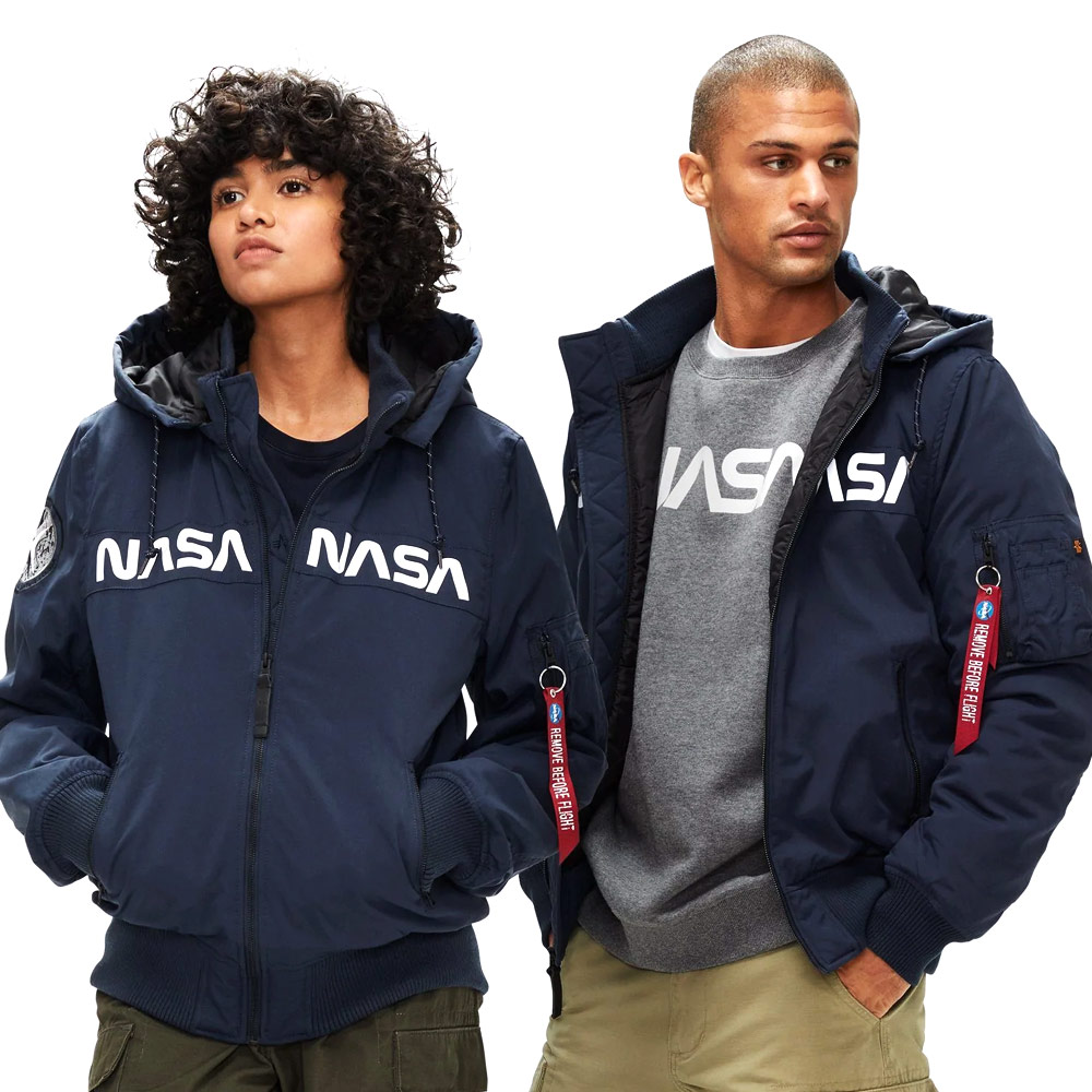Alpha Industries MA-1 Hooded NASA II Bomber Jacket - Frank's