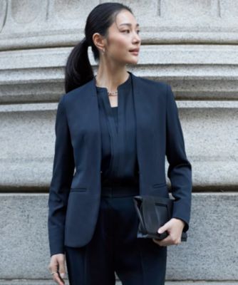 ICB(アイシービー)の【防シワ・速乾・洗える】Fied ノーカラー