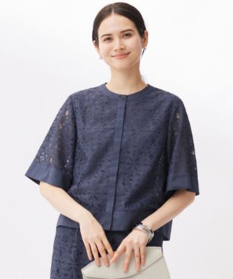 自由区(ジユウク)のフラワータイルレース ブラウス通販 | 集英社HAPPY