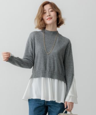 23区 L(ニジュウサンク エル)の【23区×Oggiコラボ】フレアサテンコンビ