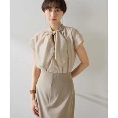 Whim Gazette(ウィム ガゼット)のシアーボウブラウス通販 | 集英社