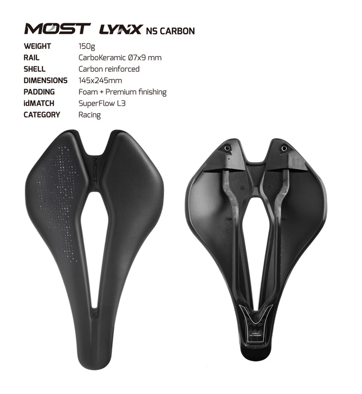 PINARELLO】MOST LYNX サドル、JAGUAR GR カーボンハンドルバー、New