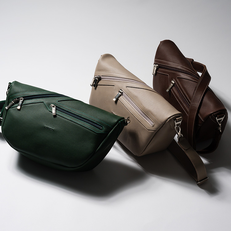 CENTENA】LUXURY パンチングレザー・ボディバッグ | 藤巻百貨店