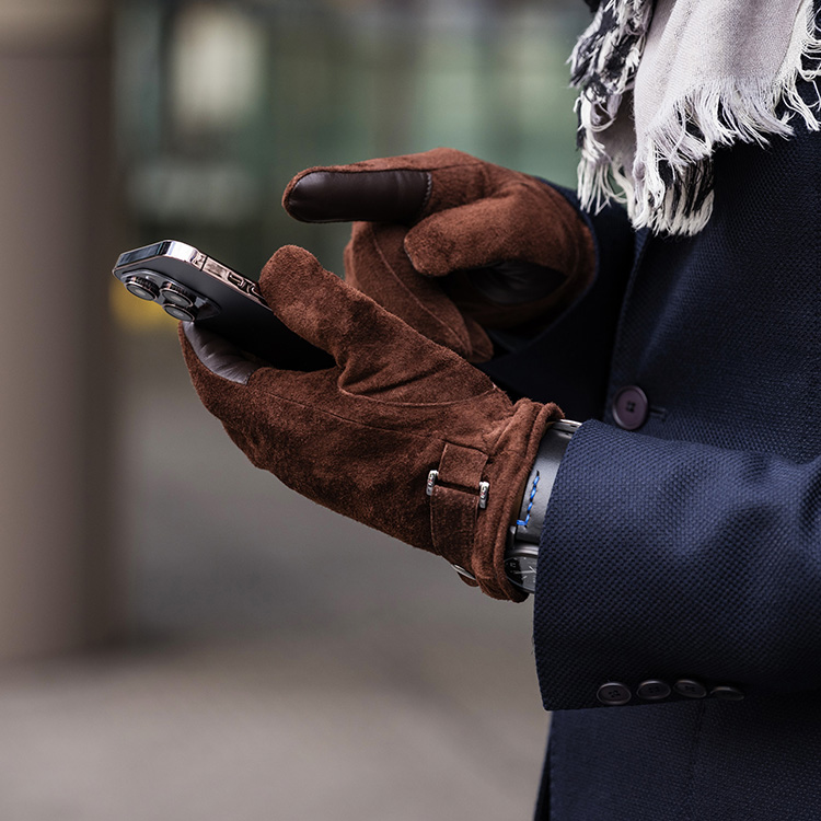 KURODA】ピッグスエード メンズ手袋 | 藤巻百貨店