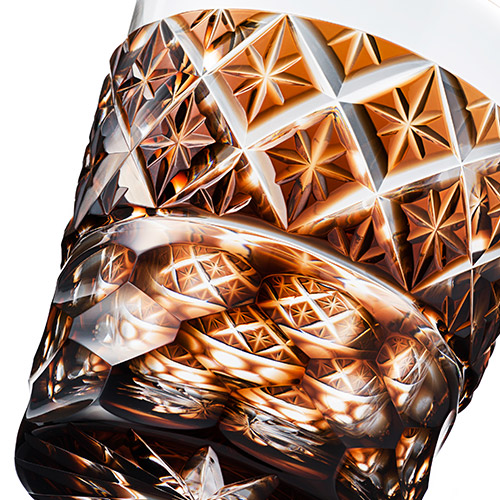 薩摩びーどろ工芸】薩摩切子 薩摩ブラウン オールド | 藤巻百貨店