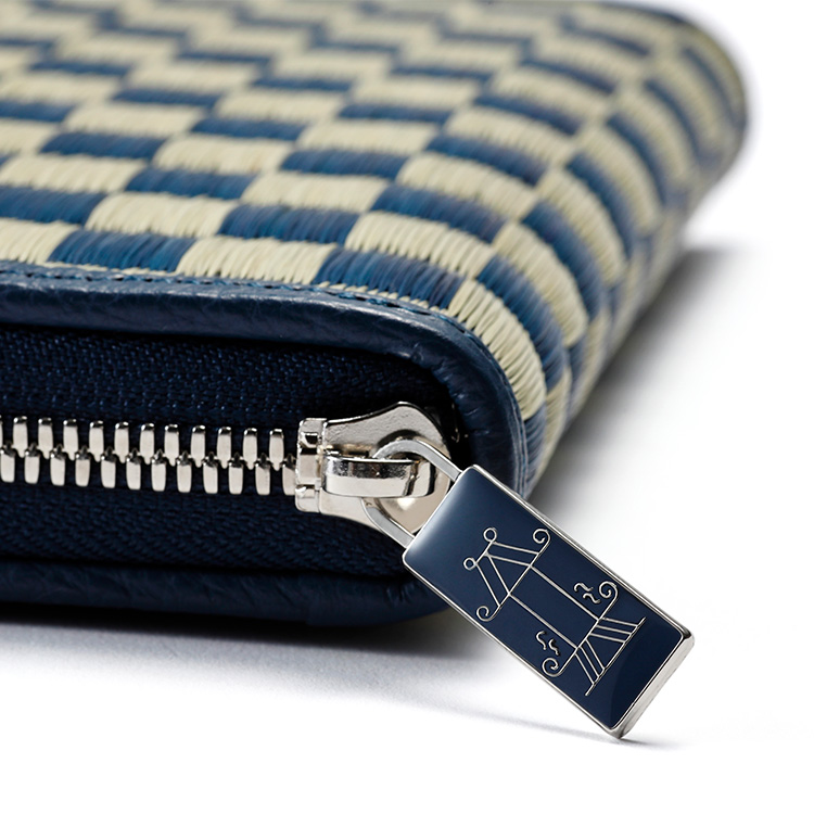 織田畳店】藤巻百貨店別注 雛（Hiina）シリーズ 本い草ラウンド財布