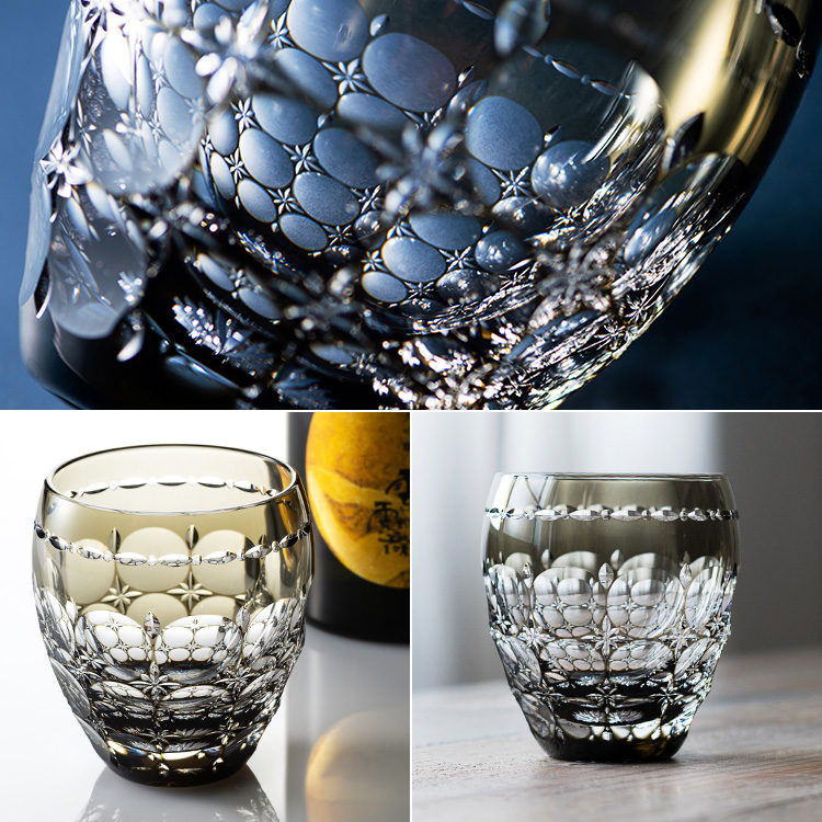 篠崎硝子工芸所】オールドグラス「玉小紋」 | 藤巻百貨店