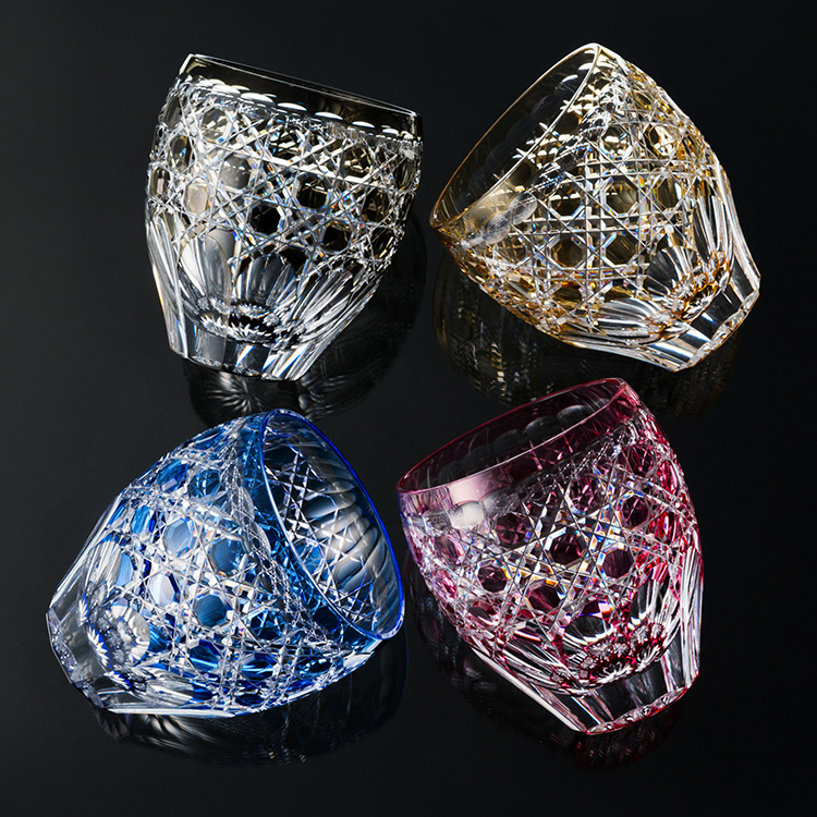 篠崎硝子工芸所】ロックグラス「八角籠目」 | 藤巻百貨店