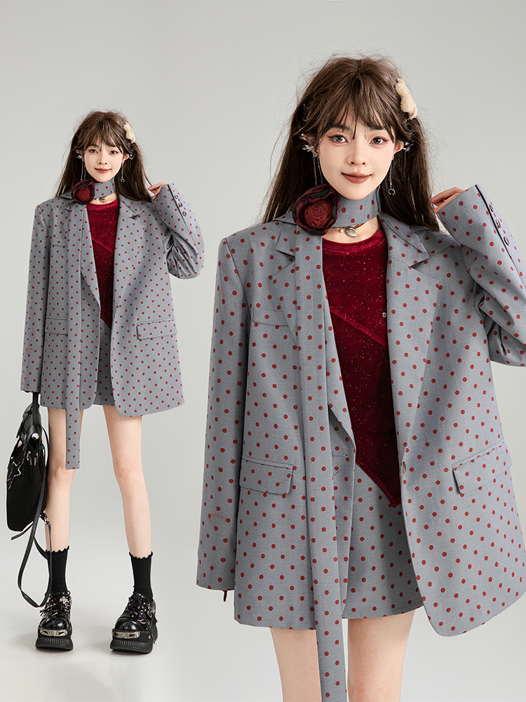 パンツ ドットコーデ 水玉模様のフレアキュロット パンツ|ドットコーデ