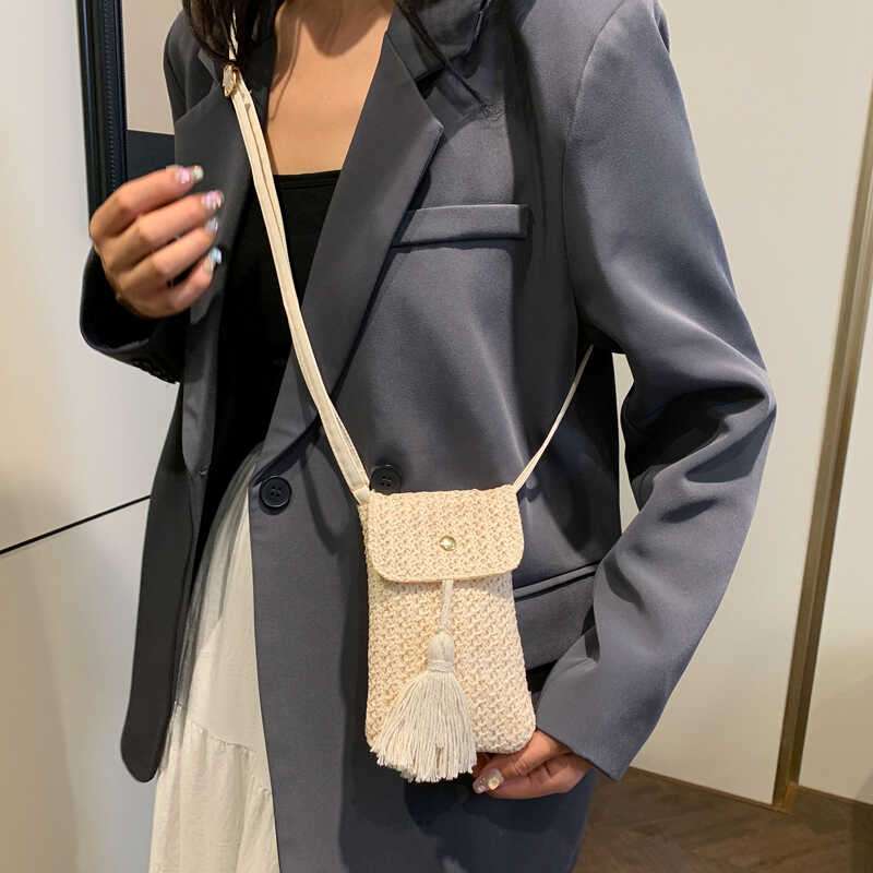 ポシェット 編み目模様ミニポシェット スマホ ポシェット|ポシェット