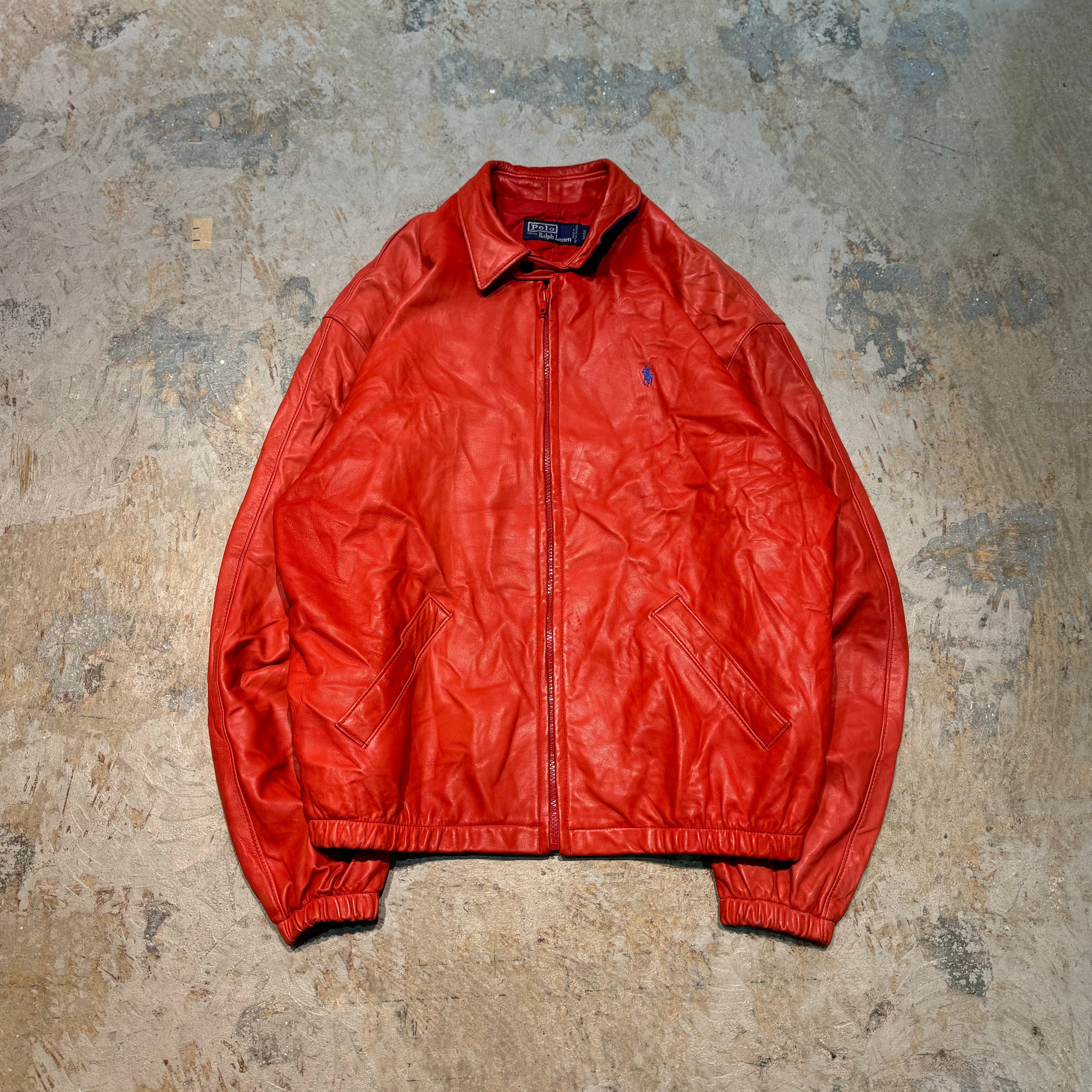 古着 90's~ POLO by Ralph Lauren/ ポロラルフローレン/ ラムレザー