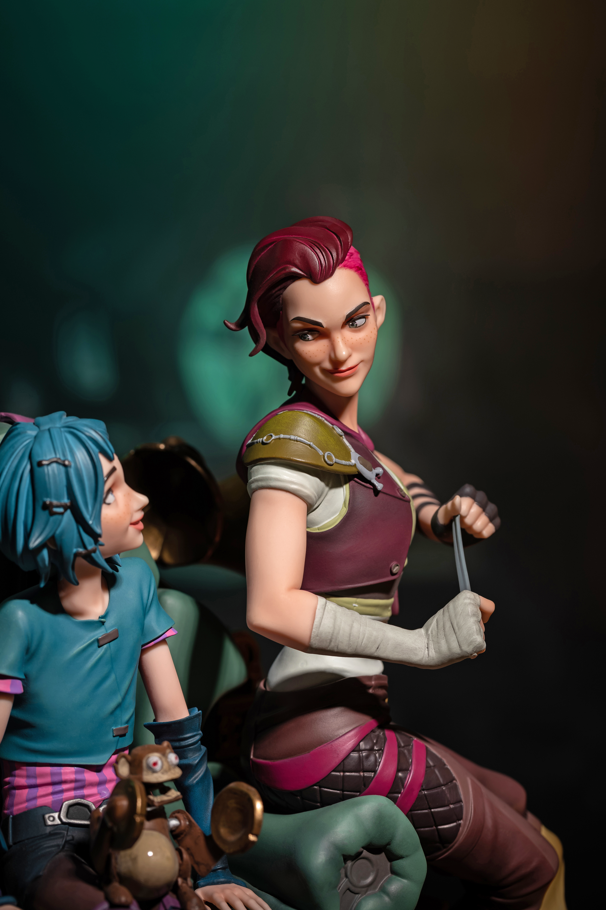 Arcane ヴァイ＆パウダー スタチュー | リーグ・オブ・レジェンド（LoL