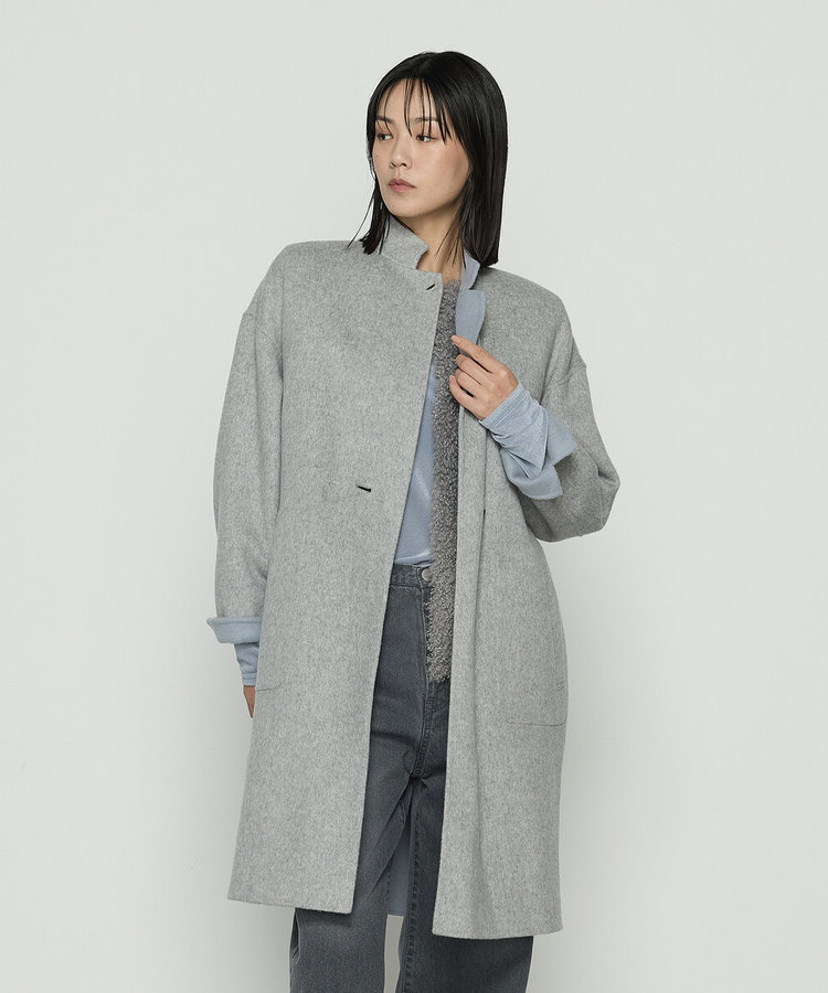 ジーロンWフェイスアンチピリングリバーシブルコート（01-08WM01-205