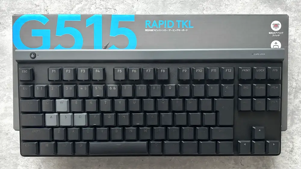 Logicool G515 RAPID TKLを徹底レビュー｜ロジクール初のロー