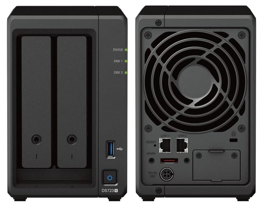 2ベイ版もRyzenに。Synology「DS723+」は7万円台のコンパクトRyzen NAS
