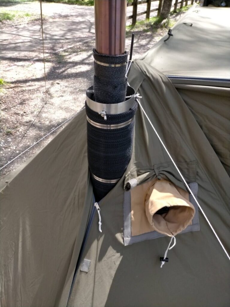 ソロベースEXにGstoveの薪ストーブをインストールして快適に！