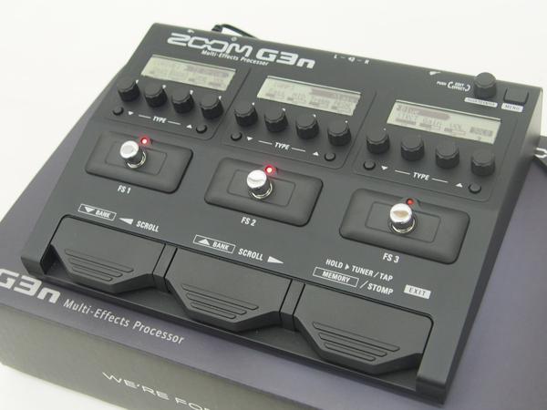 ZOOM G3n マルチエフェクター + コード、箱 ZOOM G3n マルチ