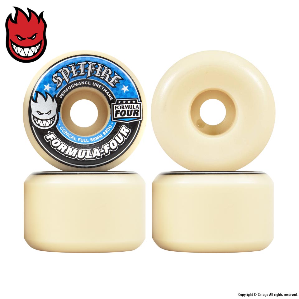 SPITFIRE FORMULA FOUR CONICAL FULL 99DU 58mm スケートボード