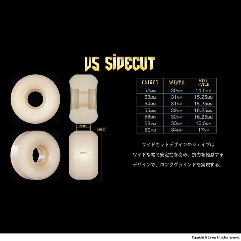 BONES WHEELS X-FORMULA P-ROD V5 SIDECUT 95A PRO 54mm スケート