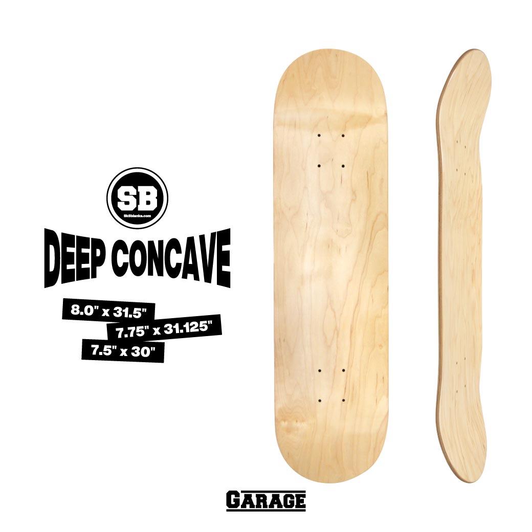 コンケーブ強めがお好みのあなたへ Sk8blanks DEEP CONCAVE 新入荷